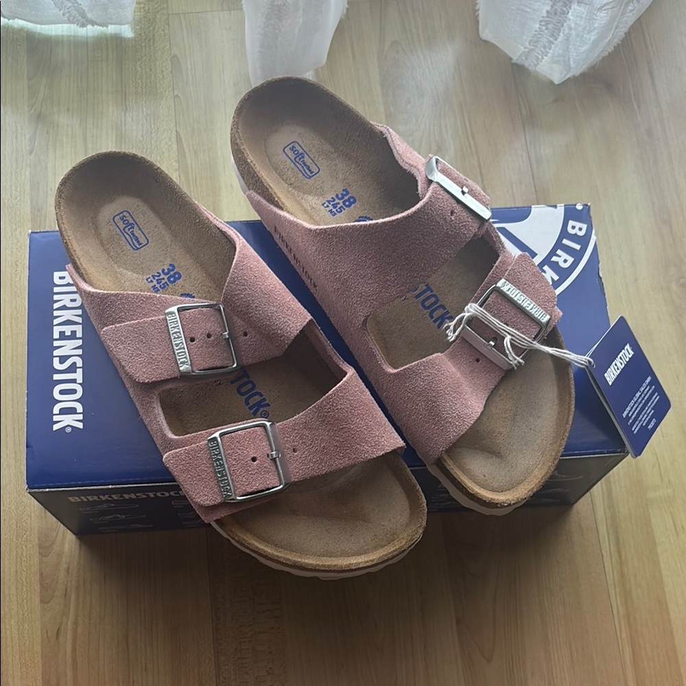 Birkenstock Rose Suede Sandals